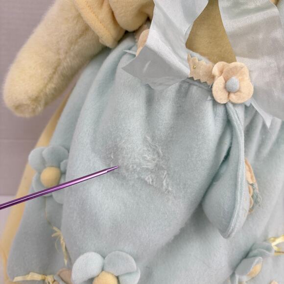 Bunnies by the Bay Gabigail Goodness Plush Rabbit Easter Peep-A-Boo with Stand - Picture 6 of 15